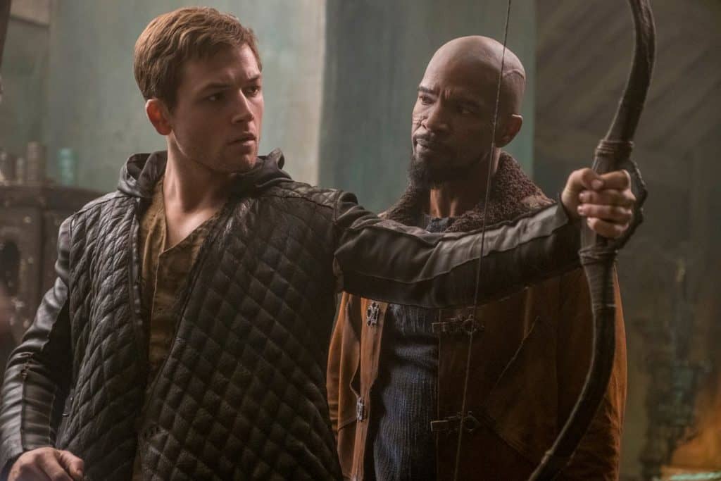 taron egerton jamie foxx robin hood taron egerton jamie foxx robin hood