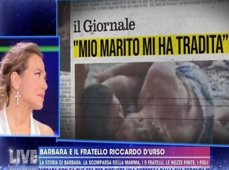 Barbara D'Urso e il momento del tradimento del marito Michele Carfora