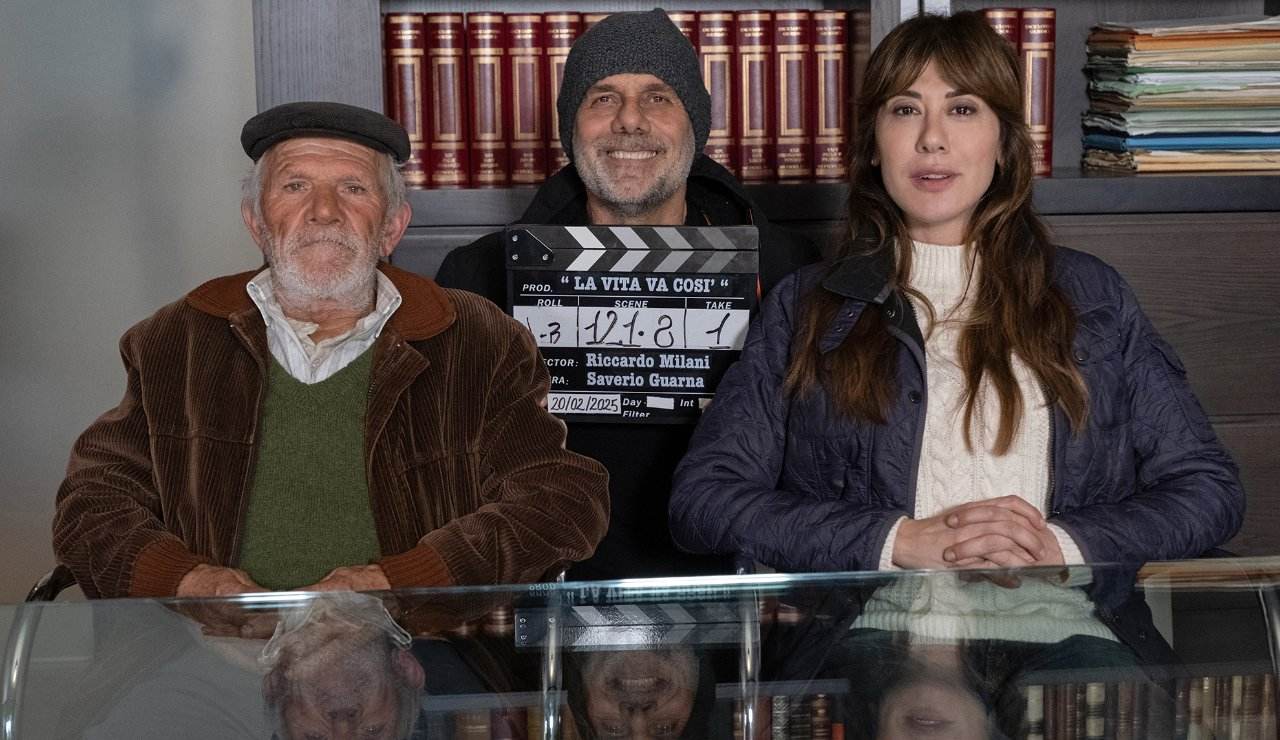 La vita va così, le prime foto del film di Riccardo Milani