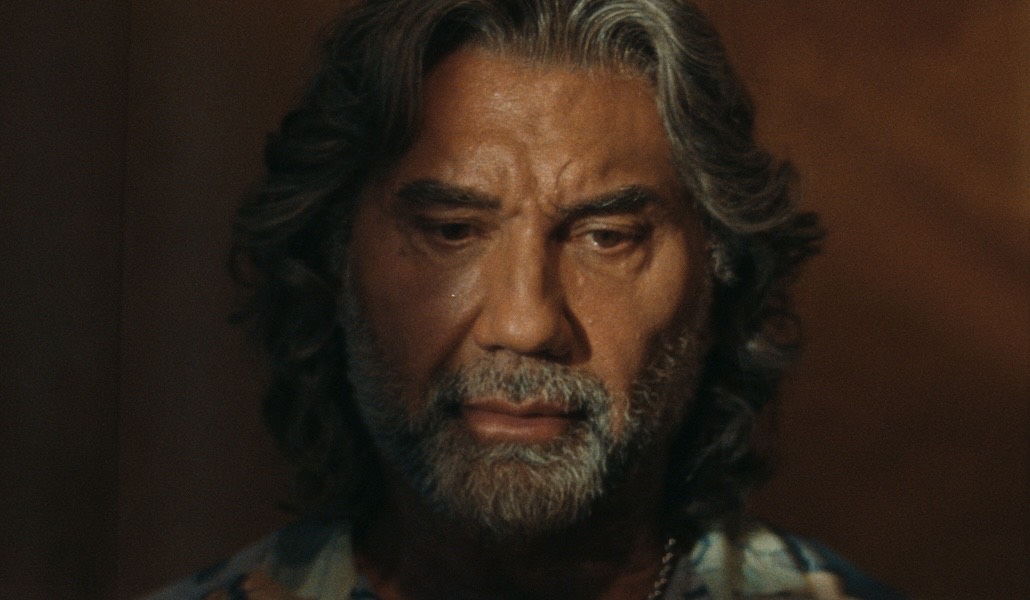 Dave Bautista in una scena di The Last Showgirl