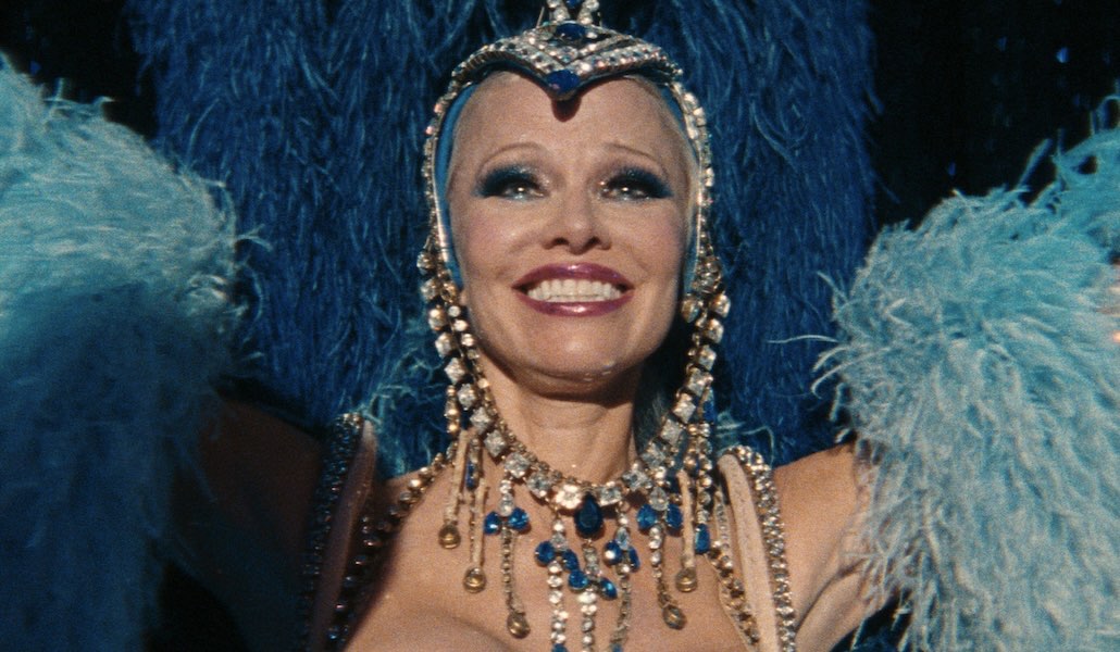 Pamela Anderson in una scena di The Last Showgirl