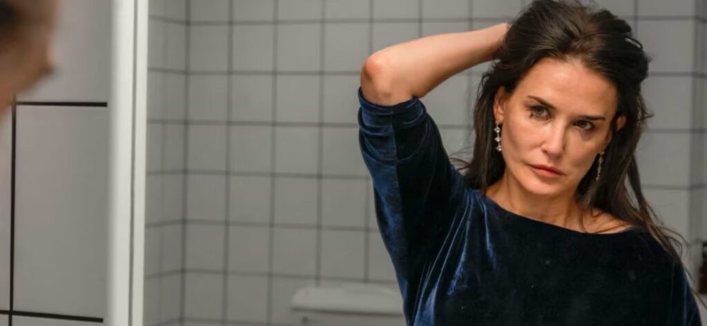 Demi Moore in The Substance (fonte: I Wonder Pictures) - NewsCinema.it