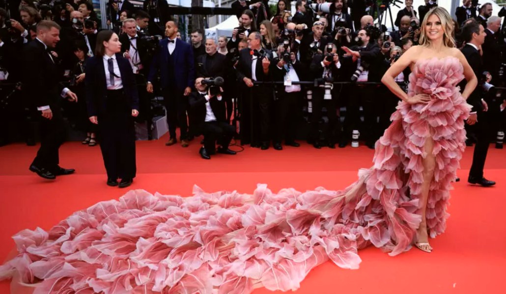 Heidi Klum e il super vestito a Cannes 2025