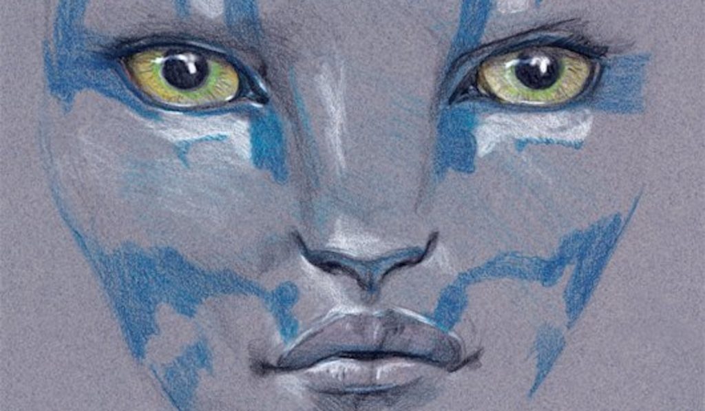 Uno degli artwork esposti nella mostra The Art of James Cameron (fonte: Museo del Cinema di Torino) - NewsCinema.it