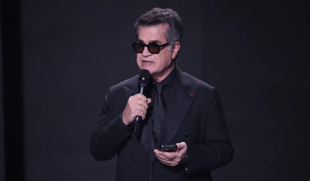 Jafar Panahi sul palco degli EFA 2026